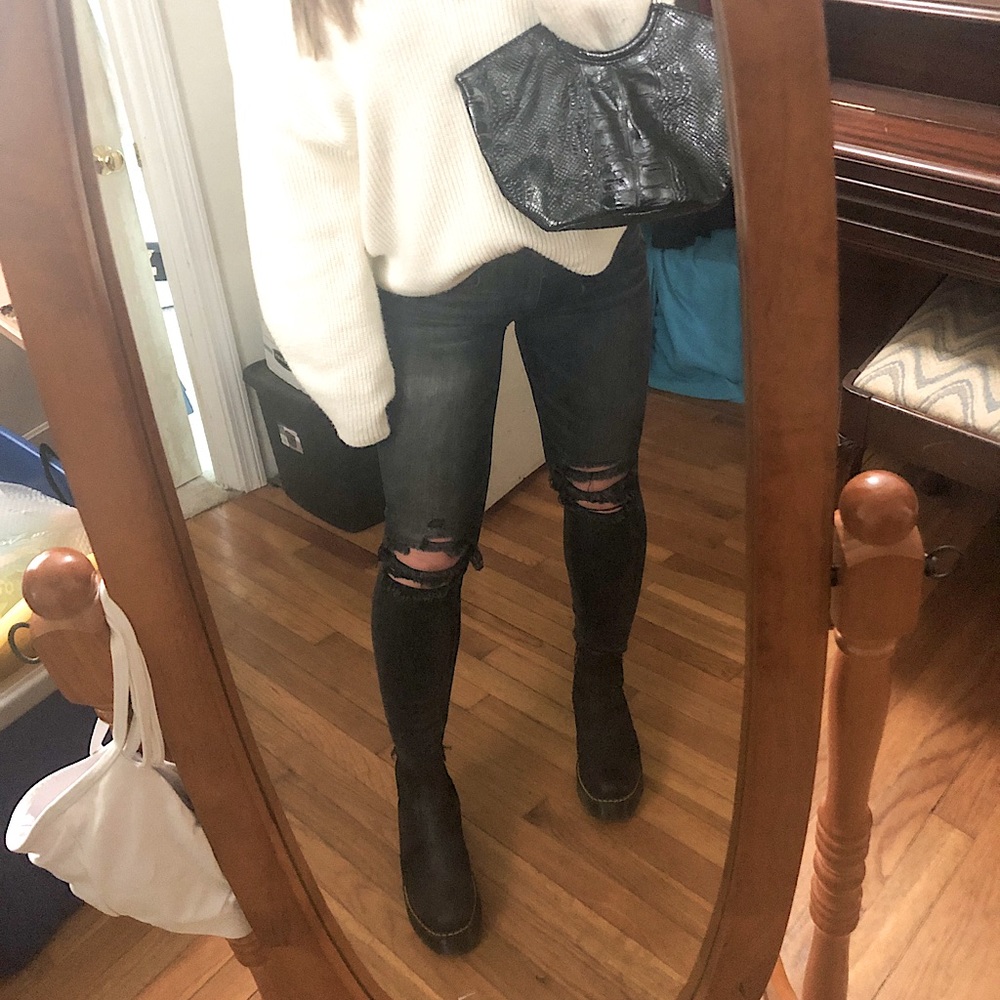 American Eagle Super Stretch Jeggings (Black)